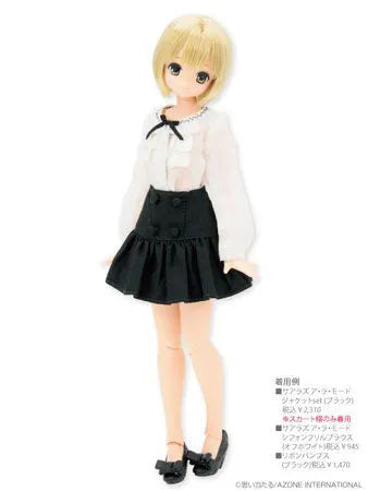 Doll Clothes - PureNeemo - PureNeemo M Size Costume - Sarah's A La Mode Chiffon Frill Blouse - 1/6 - White (Azone)ㅤ – Azone – ActionFigure Brasil