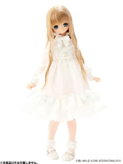 Doll Clothes - SAHRA'S à la mode - Pureneemo Original Costume - Milky Frill Strap Shoes - 1/6 - White (Azone)ㅤ – Azone International – ActionFigureBrasil — ângulo diferente
