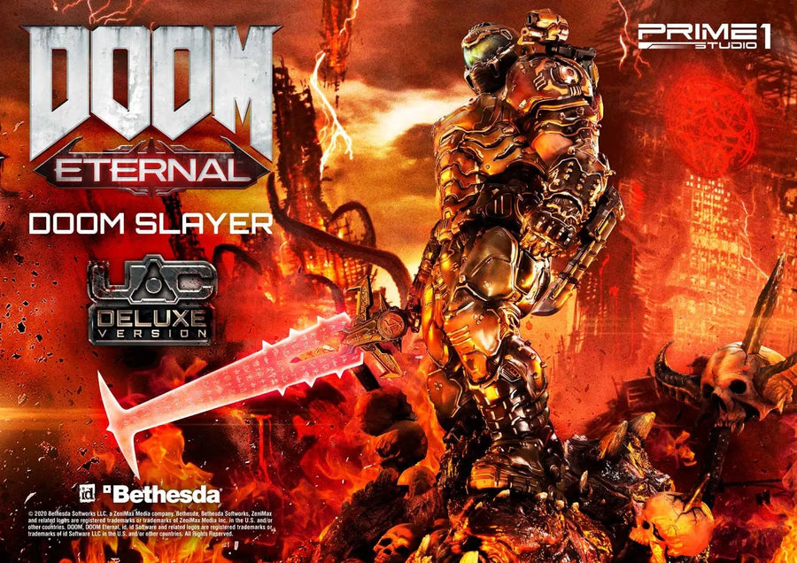 Doom Slayer (Deluxe Version) Doom Eternal – Prime1Studio – ActionFigure Brasil