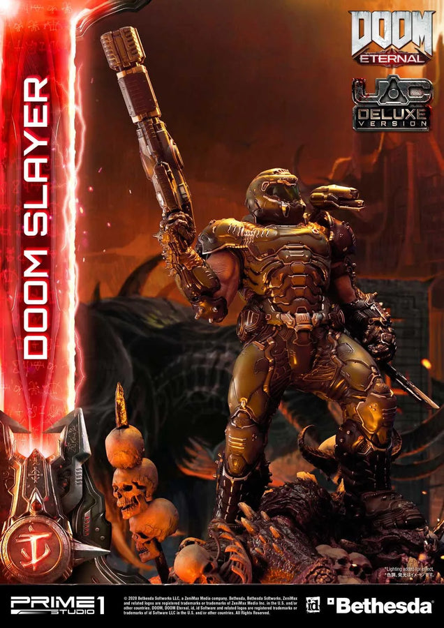 Doom Slayer (Deluxe Version) Doom Eternal – Prime1Studio – ActionFigure Brasil