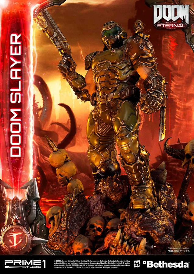 Doom Slayer (Deluxe Version) Doom Eternal – Prime1Studio – ActionFigure Brasil