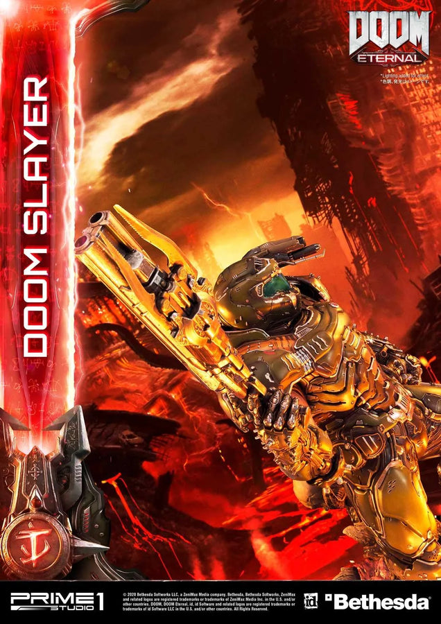 Doom Slayer (Deluxe Version) Doom Eternal – Prime1Studio – ActionFigure Brasil