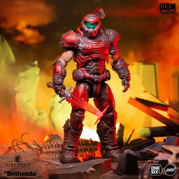 Doom Slayer (Mondo Crimson Variant) - LIMITED EDITION: 666 – Dark Horse Comics – ActionFigure Brasil