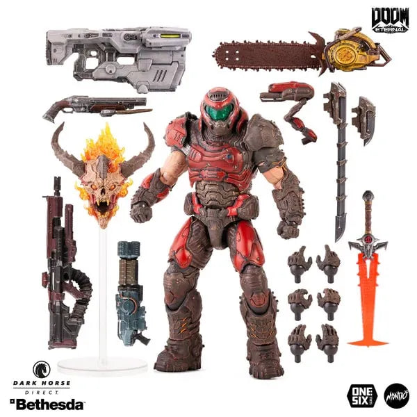Doom Slayer (Mondo Crimson Variant) - LIMITED EDITION: 666 – Dark Horse Comics – ActionFigure Brasil
