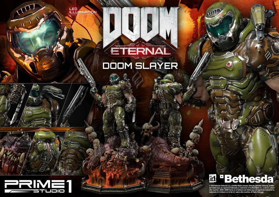 Doom Slayer (Regular Version) Doom Eternal – Prime1Studio – ActionFigure Brasil