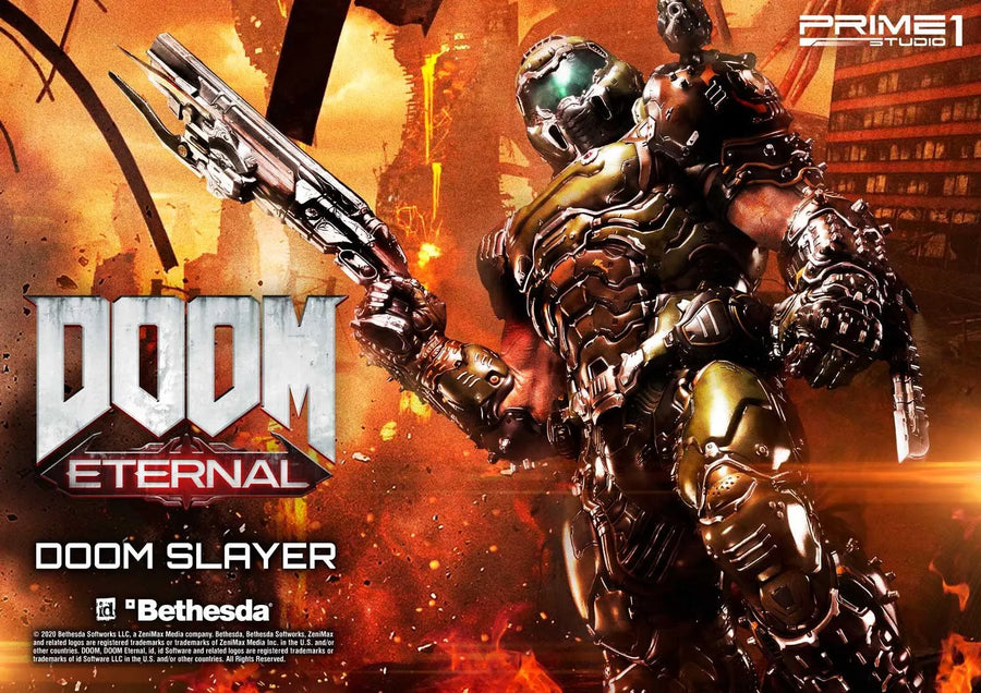 Doom Slayer (Regular Version) Doom Eternal – Prime1Studio – ActionFigure Brasil