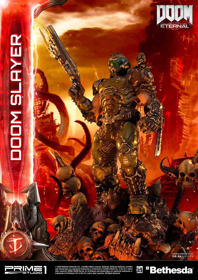 Doom Slayer (Regular Version) Doom Eternal – Prime1Studio – ActionFigure Brasil
