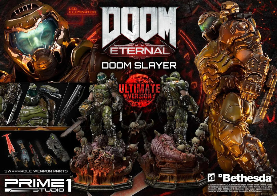 Doom Slayer (Ultimate Version) Doom Eternal – Prime1Studio – ActionFigure Brasil