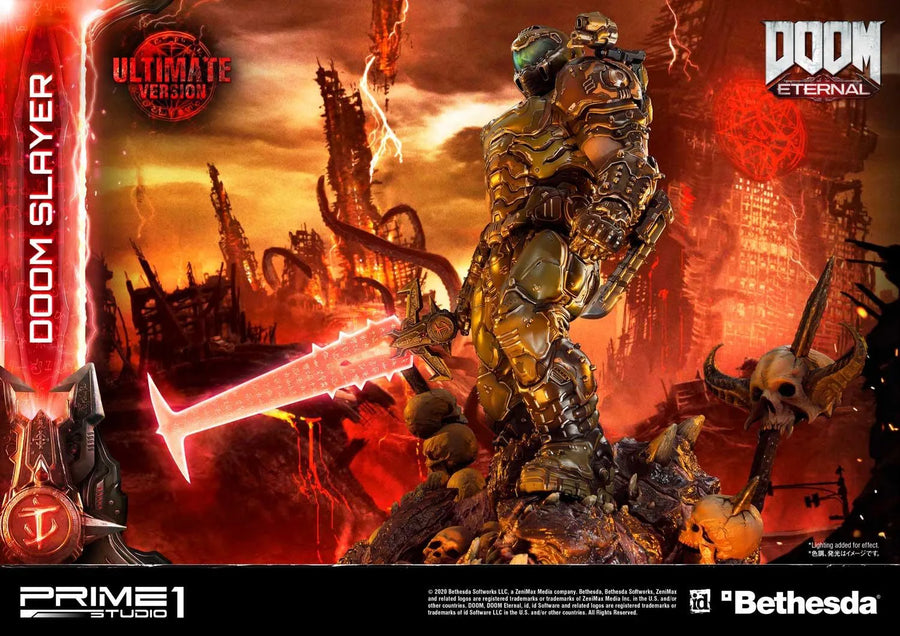 Doom Slayer (Ultimate Version) Doom Eternal – Prime1Studio – ActionFigure Brasil
