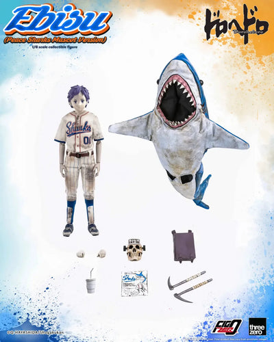 Dorohedoro - Ebisu - FigZero - 1/6 - Peace Sharks Mascot Version (ThreeZero)ㅤ – ThreeZero – ActionFigureBrasil — detalhe do produto