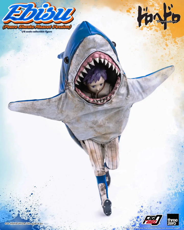 Dorohedoro - Ebisu - FigZero - 1/6 - Peace Sharks Mascot Version (ThreeZero)ㅤ – ThreeZero – ActionFigure Brasil