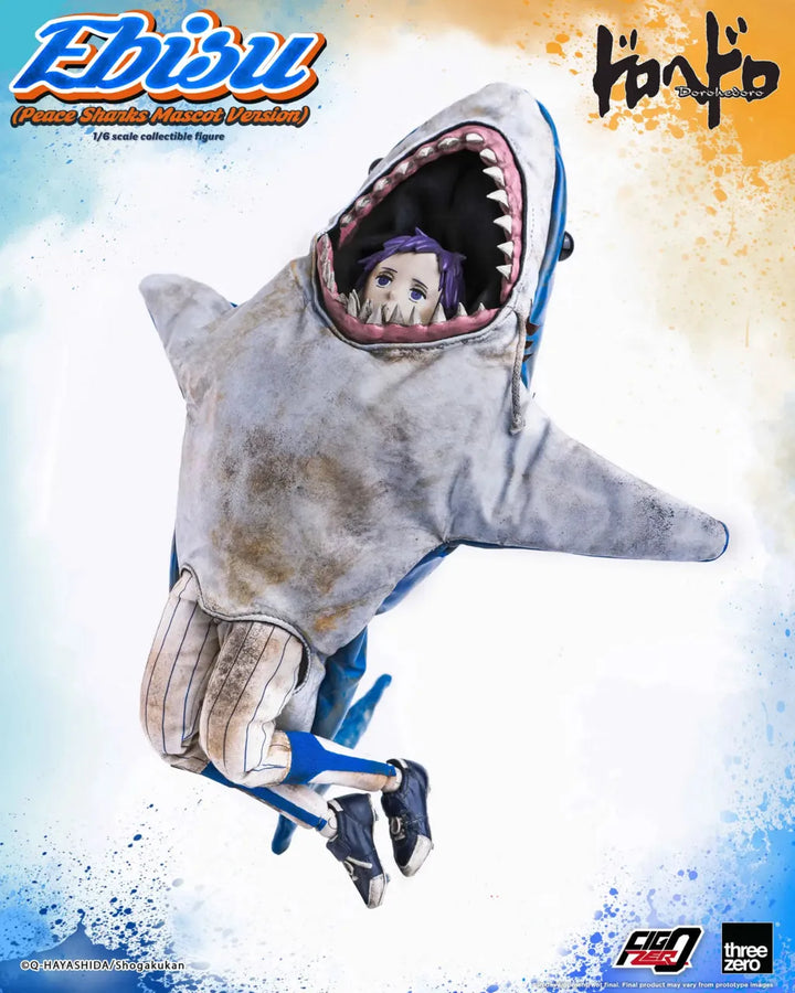 Dorohedoro - Ebisu - FigZero - 1/6 - Peace Sharks Mascot Version (ThreeZero)ㅤ – ThreeZero – ActionFigure Brasil