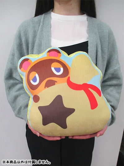 Doubutsu no Mori - Tanukichi - Tom Nook - Cushion (San-ei)ㅤ – Sanei – ActionFigureBrasil — embalagem