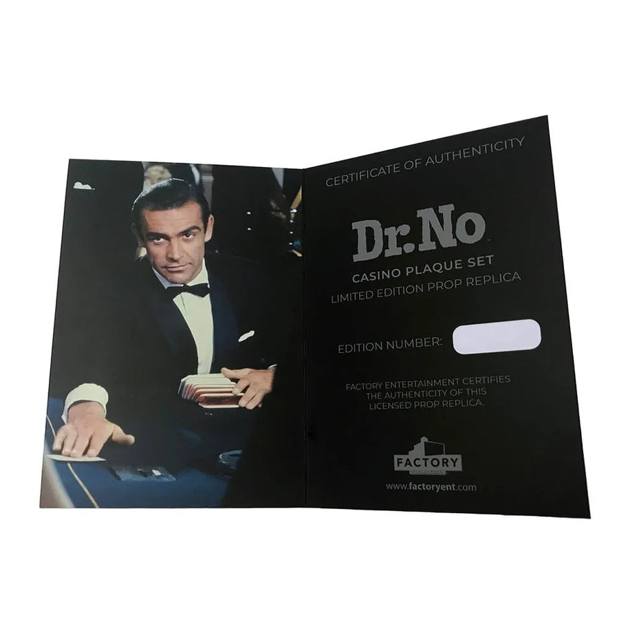 Dr. No Casino Plaques - LIMITED EDITION – Factory Entertainment – ActionFigure Brasil