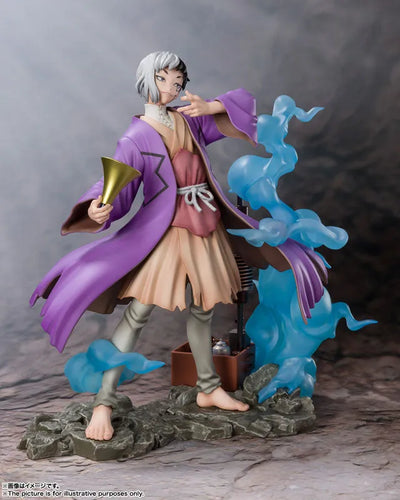 Dr. Stone - Asagiri Gen - Figuarts ZERO (Bandai Spirits)ㅤ – Bandai Spirits – ActionFigureBrasil — ângulo diferente