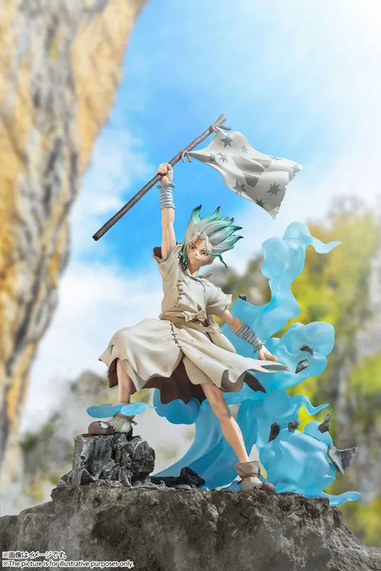 Dr. Stone - Ishigami Senkuu - Figuarts ZERO (Bandai Spirits)ㅤ – Bandai Spirits – ActionFigureBrasil
