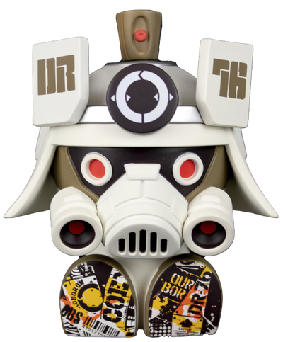 DR76 Phantom White 5oz Canbot - LIMITED EDITION – Clutter Studios – ActionFigure Brasil — ângulo diferente