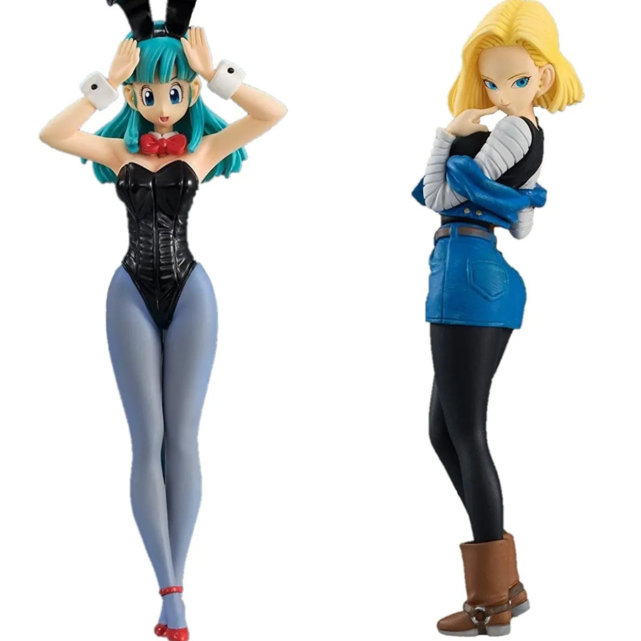 Dragon Ball - Bulma - Ju-hachi Gou (Android 18) - HG Girls - High Grade Real Figure - Bunny - Setㅤ – Bandai – ActionFigureBrasil