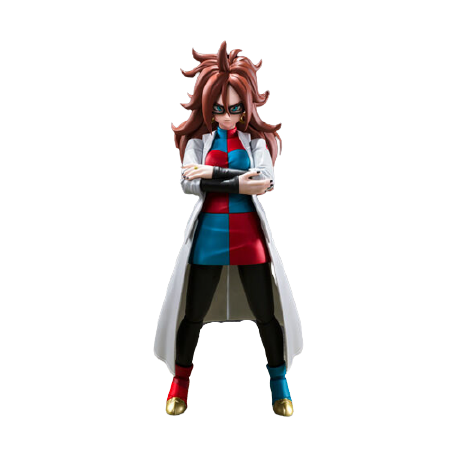 Dragon Ball FighterZ - Jinzouningen Nijuuichi-Gou (Android 21) - S.H.Figuarts - Lab Coat (Bandai Spirits) [Shop Exclusive]ㅤ – Bandai Spirits – ActionFigure Brasil