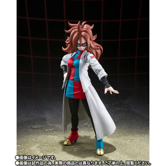Dragon Ball FighterZ - Jinzouningen Nijuuichi-Gou (Android 21) - S.H.Figuarts - Lab Coat (Bandai Spirits) [Shop Exclusive]ㅤ – Bandai Spirits – ActionFigure Brasil
