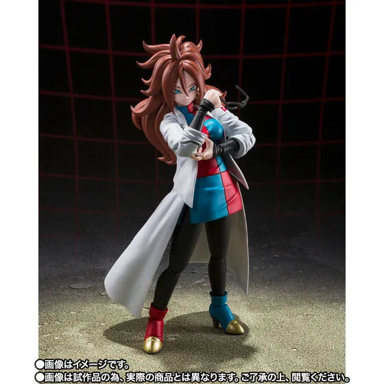 Dragon Ball FighterZ - Jinzouningen Nijuuichi-Gou (Android 21) - S.H.Figuarts - Lab Coat (Bandai Spirits) [Shop Exclusive]ㅤ – Bandai Spirits – ActionFigure Brasil