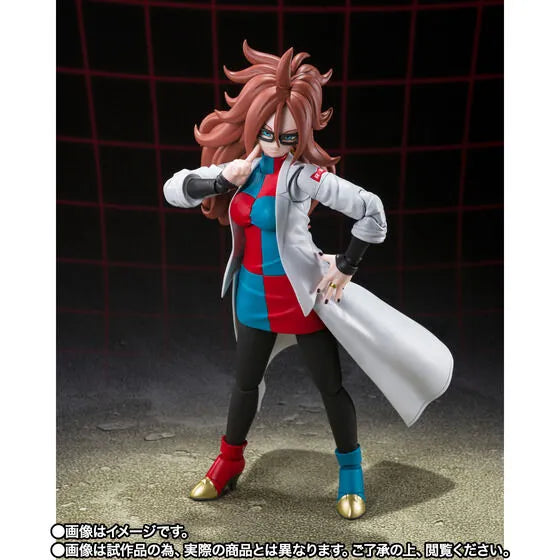 Dragon Ball FighterZ - Jinzouningen Nijuuichi-Gou (Android 21) - S.H.Figuarts - Lab Coat (Bandai Spirits) [Shop Exclusive]ㅤ – Bandai Spirits – ActionFigure Brasil
