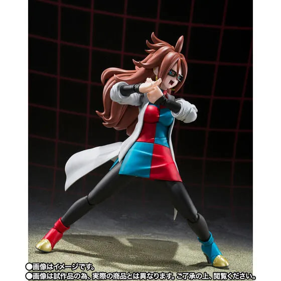 Dragon Ball FighterZ - Jinzouningen Nijuuichi-Gou (Android 21) - S.H.Figuarts - Lab Coat (Bandai Spirits) [Shop Exclusive]ㅤ – Bandai Spirits – ActionFigure Brasil