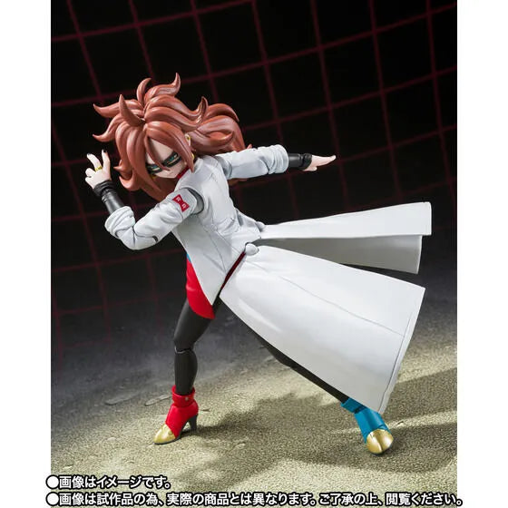 Dragon Ball FighterZ - Jinzouningen Nijuuichi-Gou (Android 21) - S.H.Figuarts - Lab Coat (Bandai Spirits) [Shop Exclusive]ㅤ – Bandai Spirits – ActionFigure Brasil