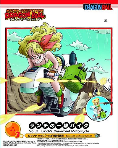 Dragon Ball - Lunch - Mecha Colle - Mecha Collection Dragon Ball Vol.3 - Lunch's One-wheel Motorcycle (Bandai)ㅤ – Bandai – ActionFigureBrasil