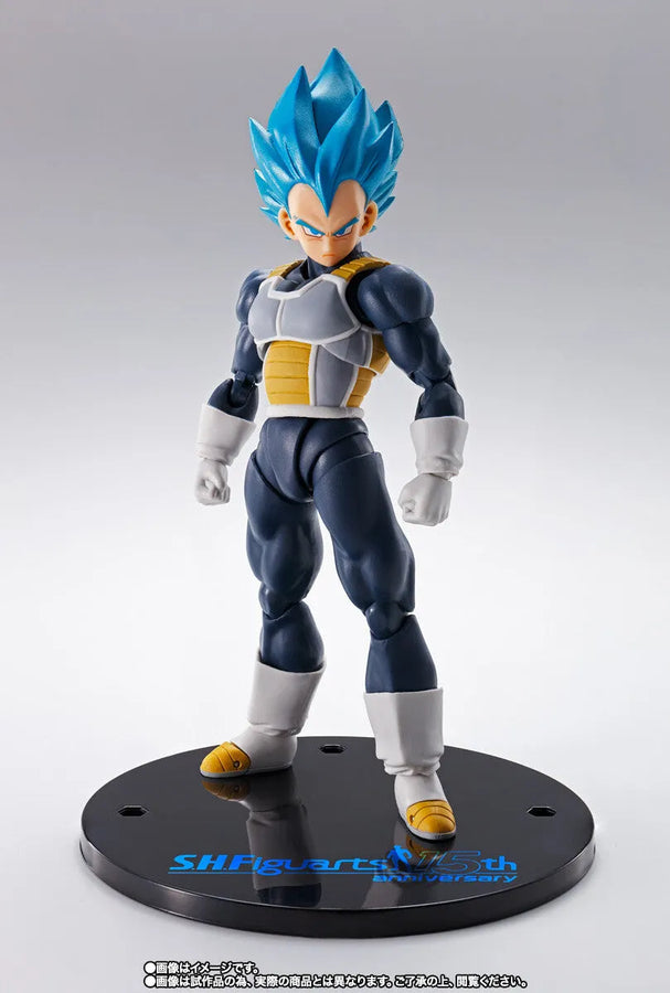 Dragon Ball Super Broly - Vegeta SSGSS - Vegeta SSJ God - S.H.Figuarts - Super, S.H.Figuarts 15th Anniversary Ver. (Bandai Spirits) [Shop Exclusive]ㅤ – Bandai Spirits – ActionFigureBrasil