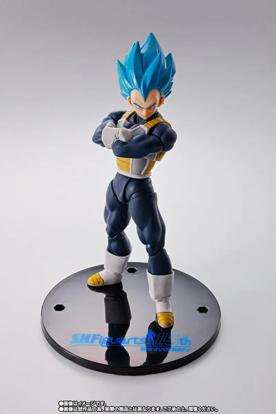 Dragon Ball Super Broly - Vegeta SSGSS - Vegeta SSJ God - S.H.Figuarts - Super, S.H.Figuarts 15th Anniversary Ver. (Bandai Spirits) [Shop Exclusive]ㅤ – Bandai Spirits – ActionFigureBrasil — ambientada