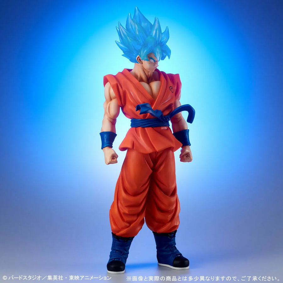 Dragon Ball Super - Son Goku SSGSS - Gigantic Series - Clear Ver. (Plex, X-Plus) [Shop Exclusive]ㅤ – Plex,X-Plus – ActionFigure Brasil