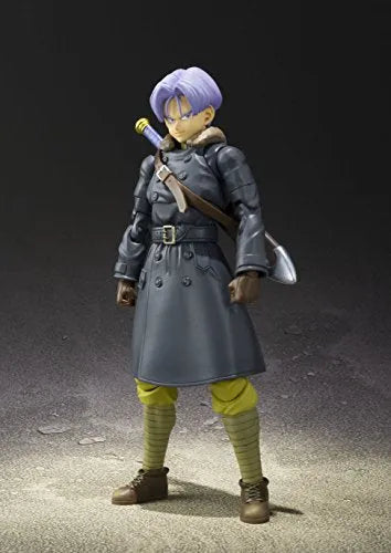 Dragon Ball Z - Dragon Ball: Xenoverse - Future Trunks - Future Trunks SSJ - S.H.Figuarts - Xenoverse Edition (Bandai)ㅤ – Bandai – ActionFigureBrasil — com base expositora