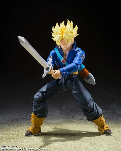 Dragon Ball Z - Future Trunks - Future Trunks SSJ - S.H.Figuarts - The Boy From The Future (Bandai Spirits)ㅤ – Bandai Spirits – ActionFigure Brasil — embalagem