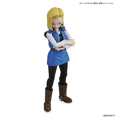 Dragon Ball Z - Ju-hachi Gou (Android 18) - Figure-rise Standardㅤ – Bandai – ActionFigureBrasil — com base expositora