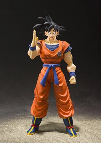 Dragon Ball Z - Son Goku - S.H.Figuarts - A Saiyan Raised On Earth (Bandai)ㅤ – Bandai – ActionFigureBrasil — com base expositora