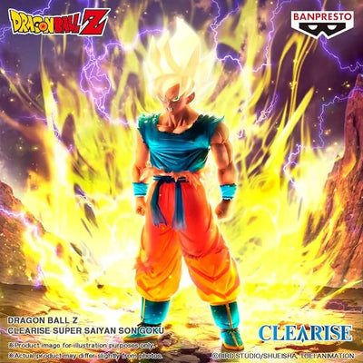 Dragon Ball Z - Son Goku SSJ - Clearise (Bandai Spirits)ㅤ – Bandai Spirits – ActionFigureBrasil — ângulo diferente