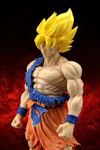 Dragon Ball Z - Son Goku SSJ - Gigantic Series - Damage ver. (X-Plus)ㅤ – X-Plus – ActionFigureBrasil — embalagem