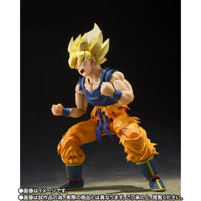 Dragon Ball Z - Son Goku SSJ - S.H.Figuarts - Fighter Of Rage (Bandai Spirits) [Shop Exclusive]ㅤ – Bandai Spirits – ActionFigureBrasil — ângulo diferente