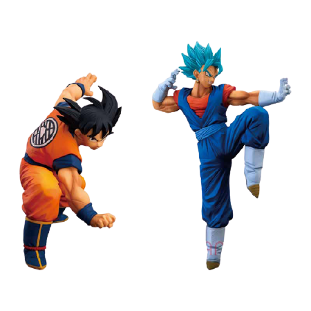 Dragon Ball Z - Son Goku & Vegetto SSGSS - Son Goku FES!! - Son Goku FES!! Stage14 - Set of 2 (Bandai Spirits)ㅤ – Bandai Spirits – ActionFigureBrasil