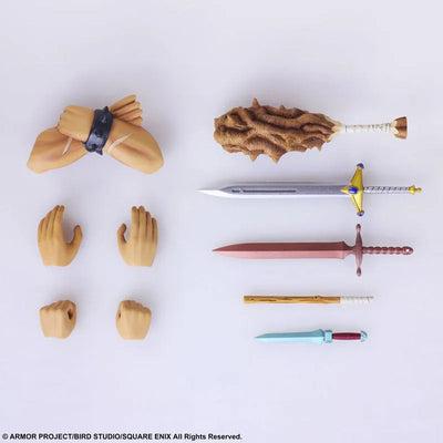 Dragon Quest - Arakure - Bring Arts - Weapon Shop Ver. (Square Enix)ㅤ – Square Enix As Manufacturer – ActionFigureBrasil — ângulo diferente