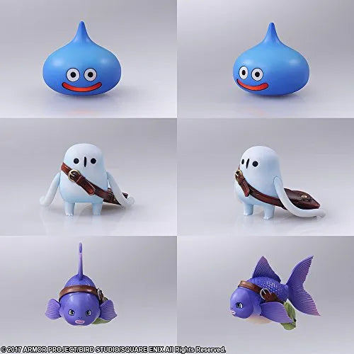 Dragon Quest XI Sugisarishi Toki wo Motomete - Kurucchi - Shujinkou - Slime - Bring Artsㅤ – Square Enix – ActionFigure Brasil