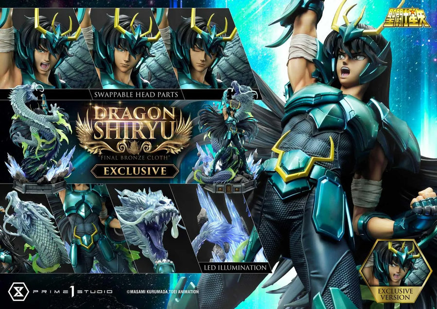 Dragon Shiryu (Exclusive Version) Saint Seiya – Prime1Studio – ActionFigure Brasil