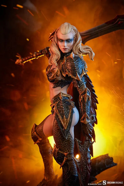 Dragon Slayer: Warrior Forged in Flame - LIMITED EDITION: 2500 (Exclusive) – Sideshow Collectibles – ActionFigure Brasil — com base expositora