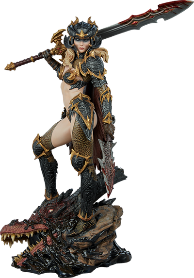 Dragon Slayer: Warrior Forged in Flame - LIMITED EDITION: 2500 (Exclusive) – Sideshow Collectibles – ActionFigure Brasil — ambientada