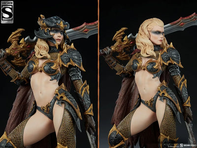 Dragon Slayer: Warrior Forged in Flame - LIMITED EDITION: 2500 (Exclusive) – Sideshow Collectibles – ActionFigure Brasil — ângulo diferente