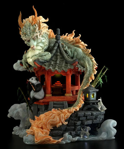 Dragon’s Lullaby - LIMITED EDITION: TBD – Kinetiquettes – ActionFigure Brasil — com base expositora