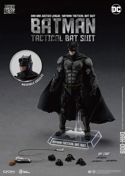 Dynamic Action Heroes #009 "Justice League" 1/9 Batman (Tactical Bat Suit Ver.)ㅤ – Beast Kingdom – ActionFigure Brasil — embalagem