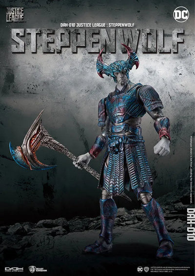 Dynamic Action Heroes #010 "Justice League" 1/9 Scale Figure: Steppenwolfㅤ – Beast Kingdom – ActionFigure Brasil