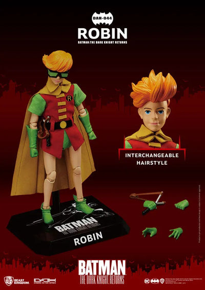Dynamic Action Heroes #044 "DC Comics" Robin [Comic/ The Dark Knight Returns]ㅤ – Beast Kingdom – ActionFigureBrasil — embalagem